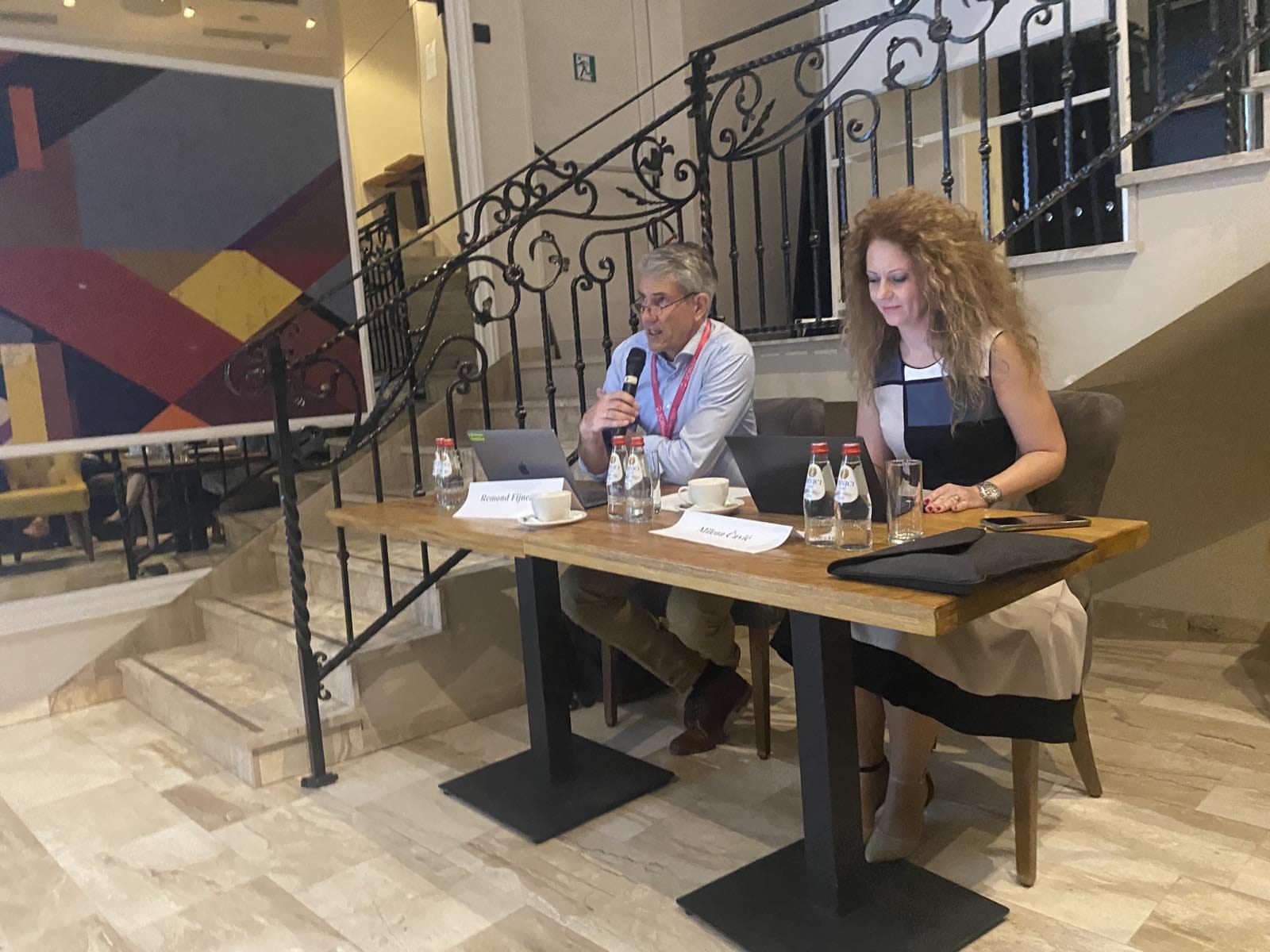 Remond Fijneman And Milena Cavic @ Congress