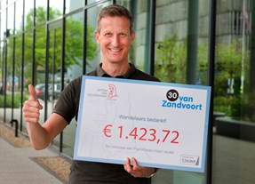Foto Cheque Martijn Stuiver 30 Van Zandvoort